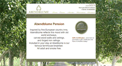 Desktop Screenshot of abendblume.com