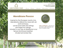 Tablet Screenshot of abendblume.com